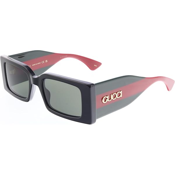 GG0811S 001 | RECTANGULAR SUNGLASSES at Amazon Women's Clothing store