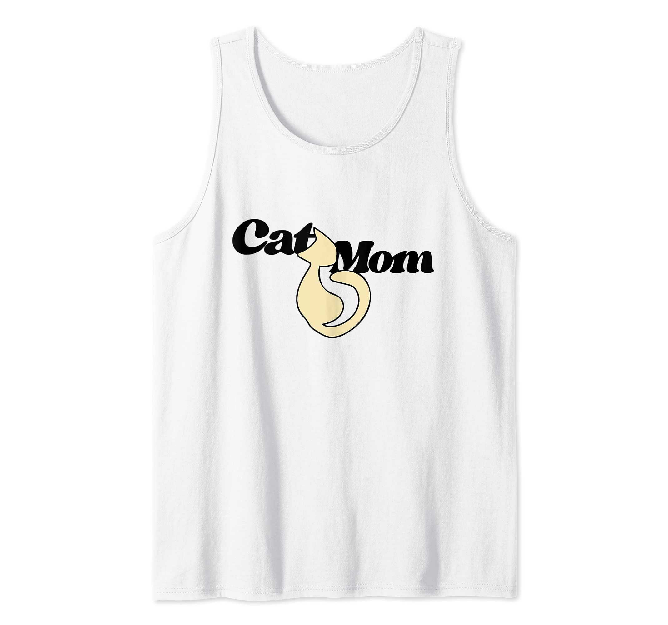 Cat Mom funny cat person Tank Top
