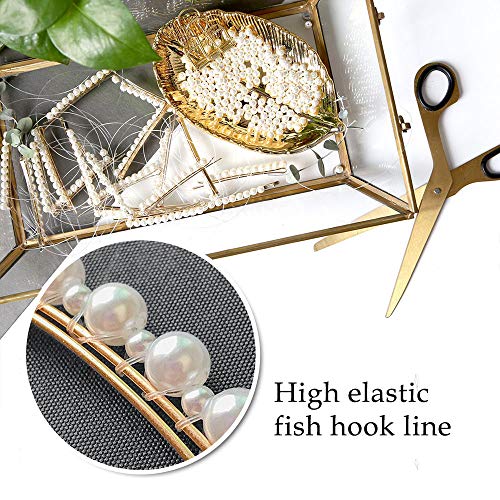 MJartoria 5 Pcs Pearls Hair Clips for Women Girls for Birthday Metal Bobby Pins Bling Hairpins Headwear Barrette Styling Tools Accessories (White, Artificial Pearls)