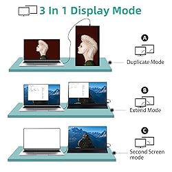 AYY Portable Laptop Monitor Touchscreen 15" IPS FHD