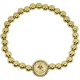 Catholic Town Stainless Steel Virgen de la Caridad del Cobre (Our Lady of Charity) Bracelet (SSBCFM-G)