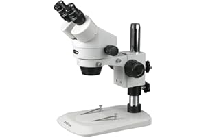 AmScope SM-1BNY Professional Binocular Stereo Zoom Microscope, WH10x Eyepieces, 7X-90X Magnification, 0.7X-4.5X Zoom Objectiv