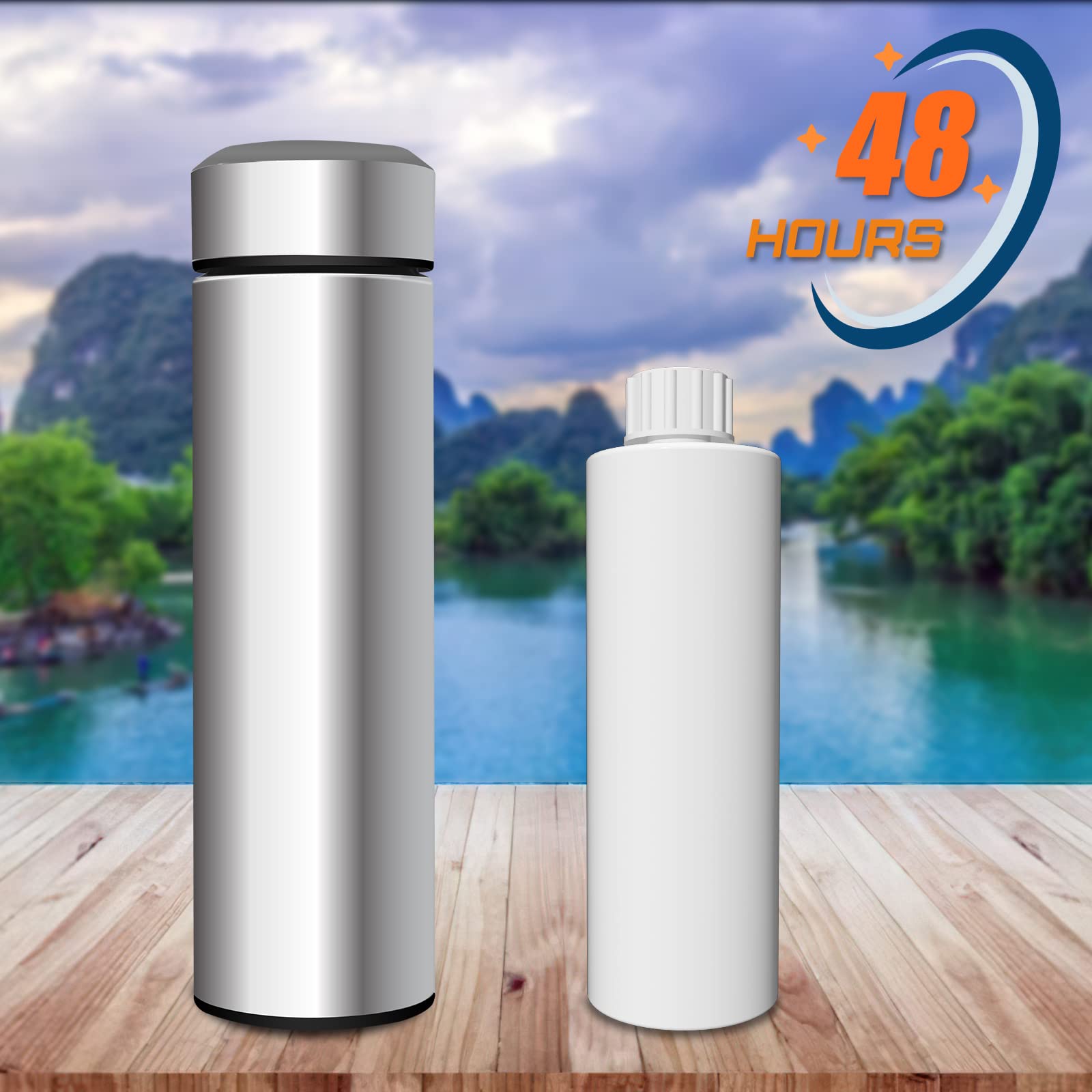 48H Insulin Pens Cooler Travel Case TSA Approved Diabetic Medicine Travel Cooler, Portable Insulin Medical Cooler - Silvery