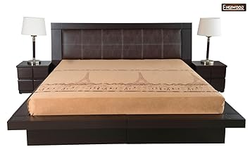 Engiwood Merit Engineered Wood Queen Size Bed With Front Drawer