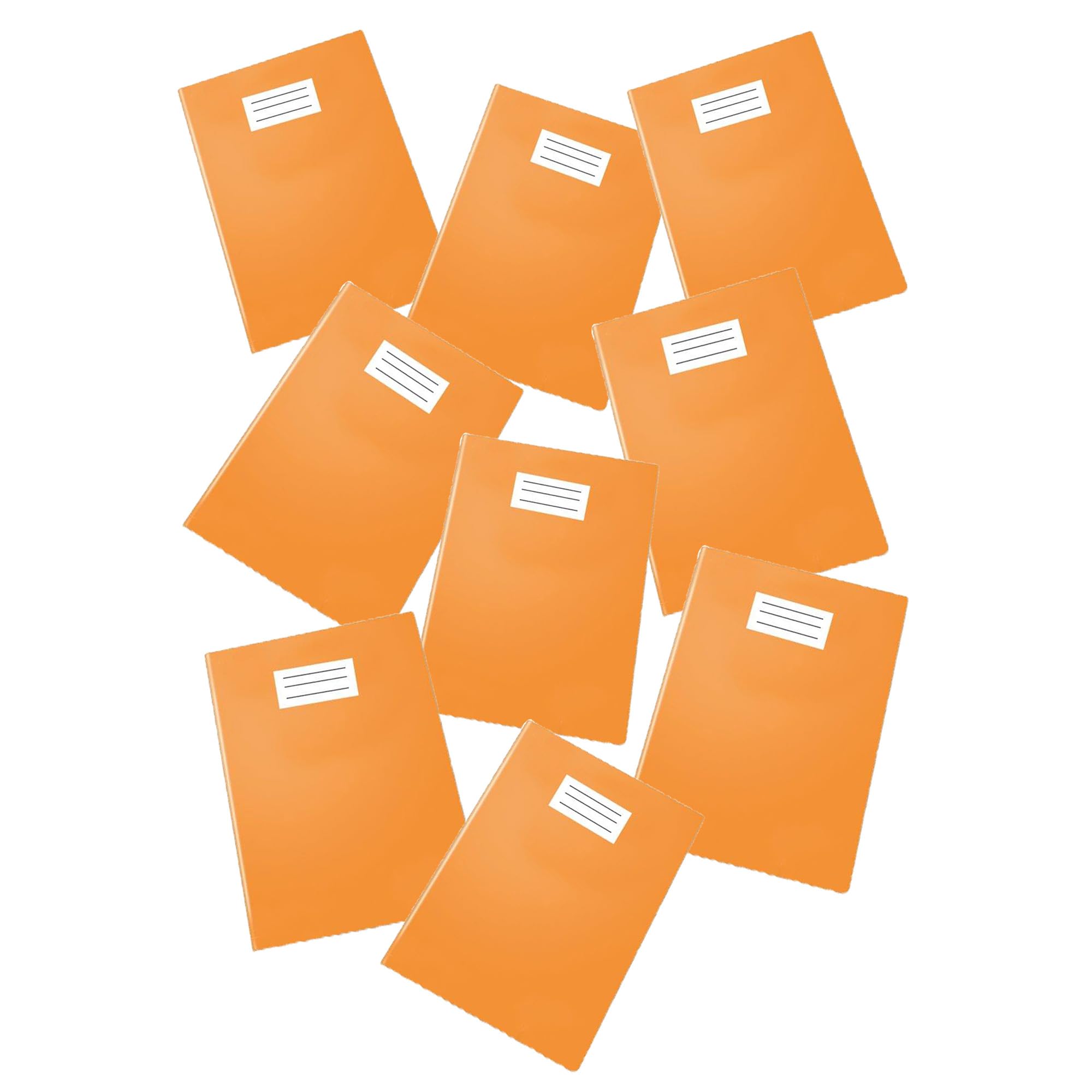 Pack of 25 Maxi Cover/Notebook Cover Coloured Lacquered, Not Transparent, f.to A4 - Orange