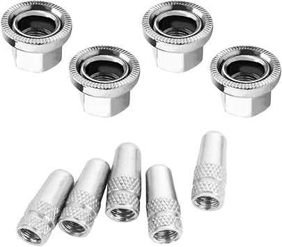 Amazon Toygogo トラックナットm10自転車ナットアクスルリアホイールナット Prestaバルブキャップダストカバー Toygogo バルブ