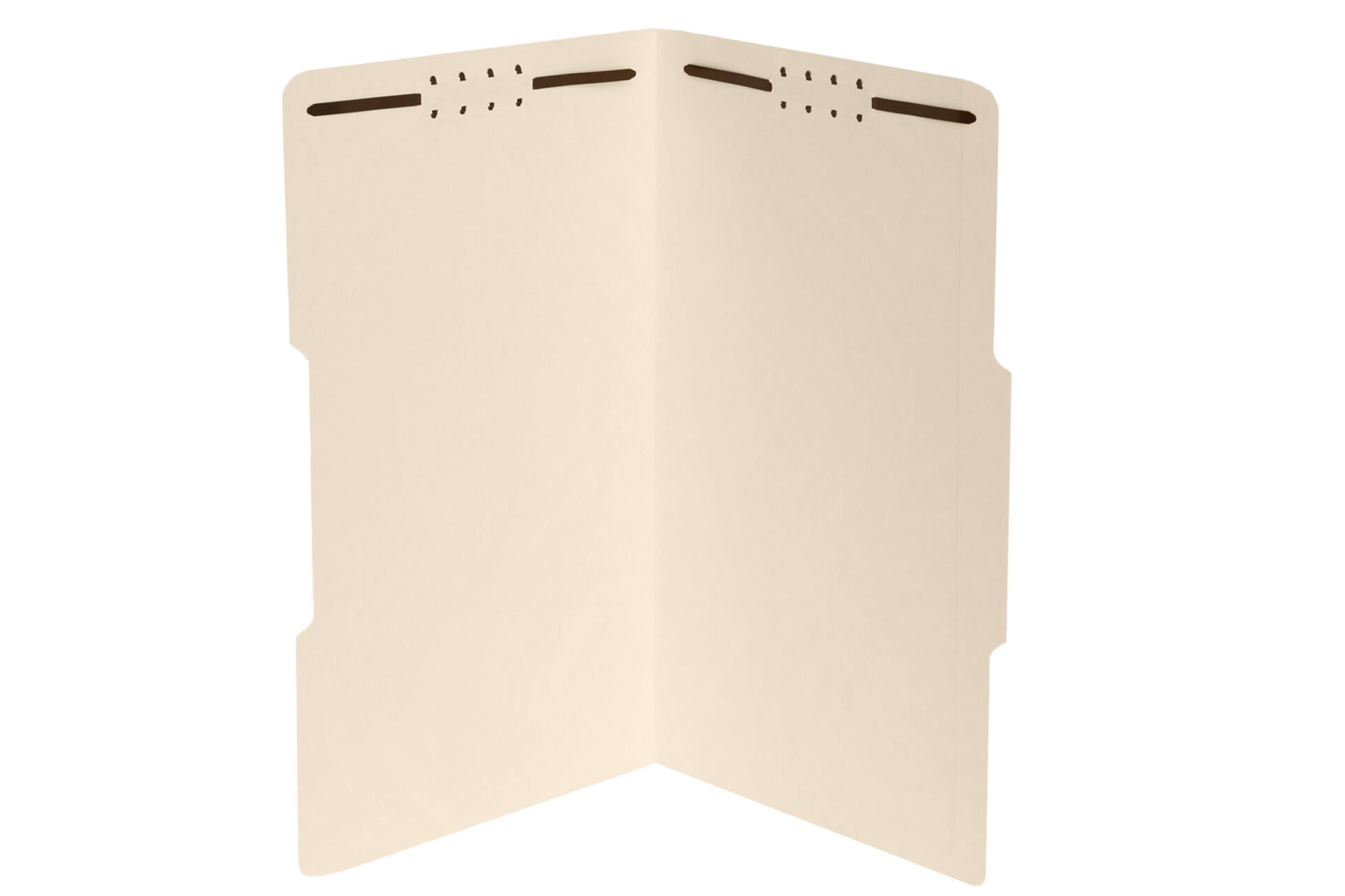 Photo 1 of 50 Legal Size 1/3 Cut Fastener File Folders - Reinforced Top Tab - Durable 2 Prongs Designed to Organize Standard Legal and Medical Files, Law Office Reports - Legal Size, Manila, 50 Pack