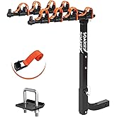 Soarify Bike Rack for Car, SUV, RV, Mount Hitch Bike Rack, Up to 143 lbs Load Bicycle Rack Carrier Rubber Straps, Tilt Releas