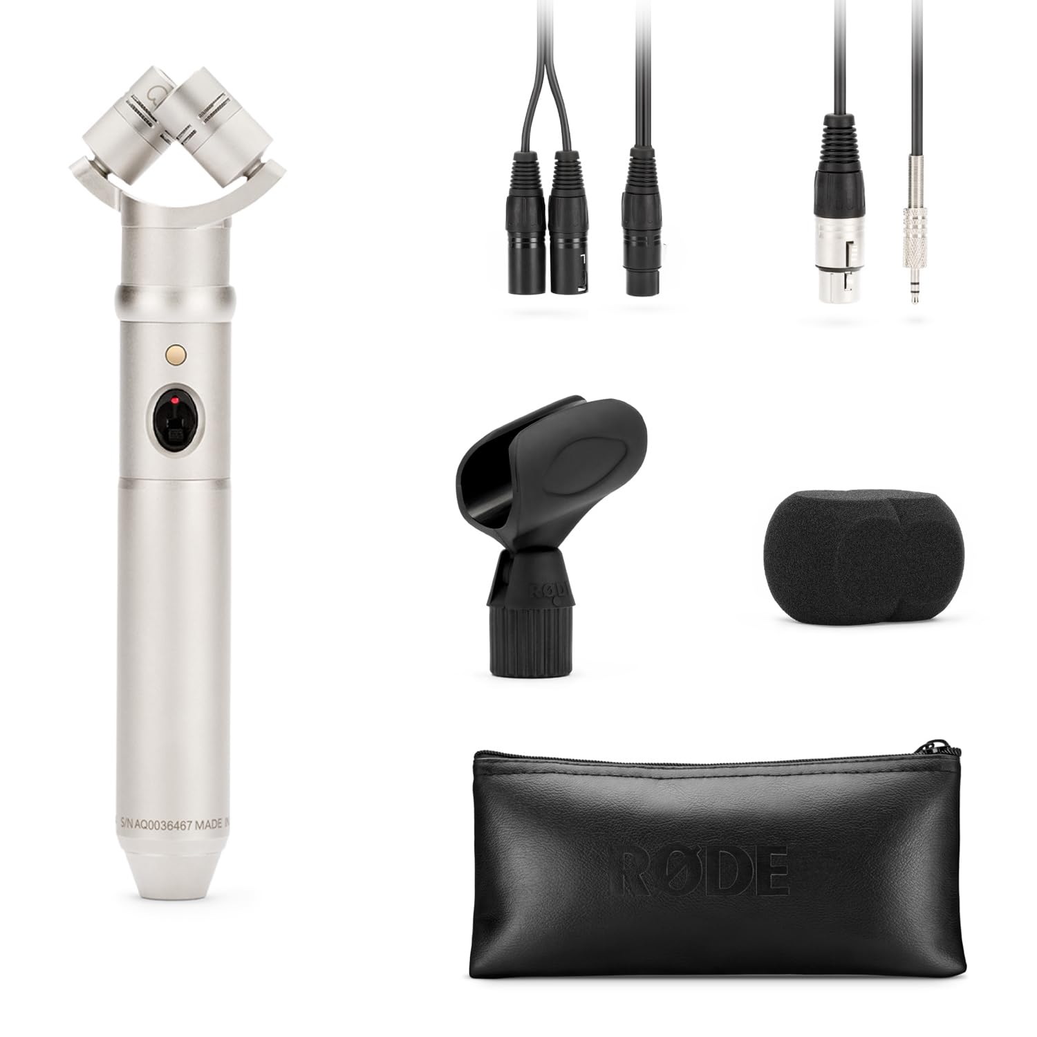 Rode NT4 X Y Stereo Condenser Microphone, Silver