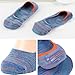 FAYBOX Women Cotton No Show Liner Socks Low Cut Non Slip 3Pack 5 Pack Mix