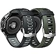 NotoCity for 735XT Watch band Forerunner 235/230/ 220 Silicone Strap Forerunner 620/630 bands Approach S20/ S5/ S6 Wristbands with Silver Metal Buckle