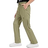Boys Hiking Pants Kids' Cargo Quick Dry Lightweight Youth Outdoor Camping Fishing Scout Pants