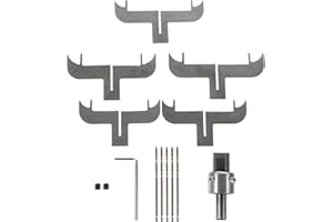 Healeved Ring Milling Cutter Set for Wooden Ring Maker, Bracelet Drill Bit Wood Carving Tool Kit for DIY