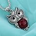YAZILIND Jewelry Sets Vintage Pendant Necklace Red Owl Drop Earrings Bracelet Fashion for Women
