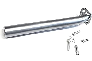 ARSPORT Header Exhaust Pipe for: Small Briggs & Tecumseh Engine, GoKart Fun Cart minibike.
