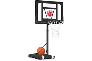 Danrelax Pool Basketball Hoop, Height Adjustable,Made for Teens, Adults