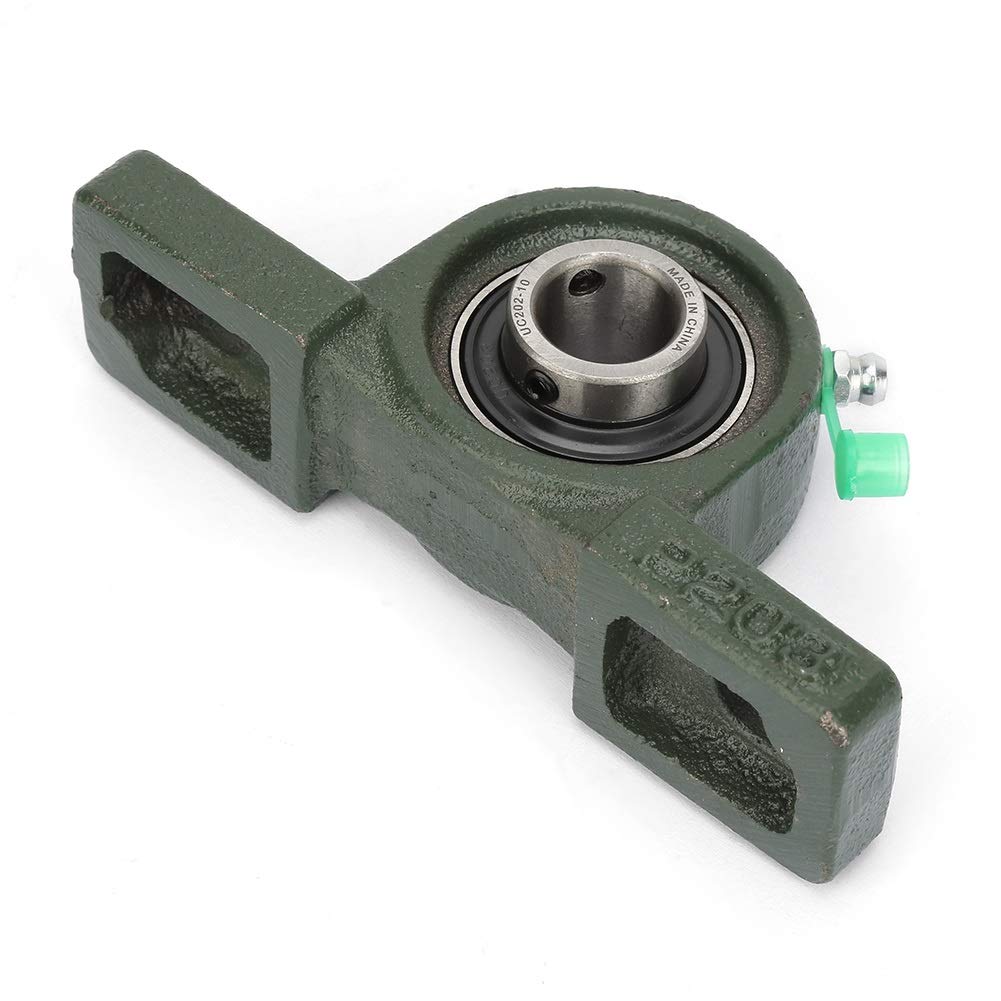 SUMMIT COLLARS UCP202-10 Pillow Block Bearing – 5/8" Bore, 2-Bolt – (2 Pack) – Cast Iron