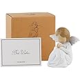 JINGIHE Angel Figurines for Women, Praying Angel Statue Baptism Gifts, First Communion Gifts for Girls, Confirmation Gifts for Teen Girls, Christian Religious Gifts for Women