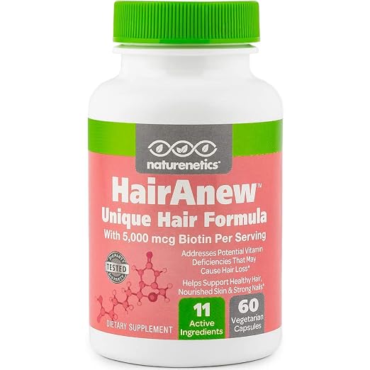 HairAnew with Vitamins & Biotin Coupons, Walmart, Side