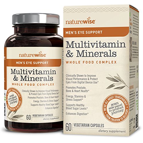 NatureWise Men's Multivitamin & Mineral Whole Food Complex with Eye Support NatureWise Men's Multivitamin & Mineral Whole Food Complex with Eye Support