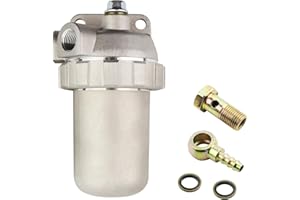 Fuel Strainer Assembly 124790-55601 Compatible with Yanmar Engine 1GM 2GM 3GM 1GM10 2GM20 3GM30