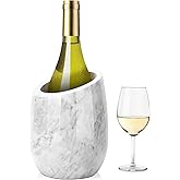 ZORMY Premium Marble Wine Chiller Bucket, Wine and Champagne Cooler, Wine Bottle Ice Chiller, 750ml Bottle Cooler, Home Bar & Kitchen Decor, Ideal Gift for Wine Lovers