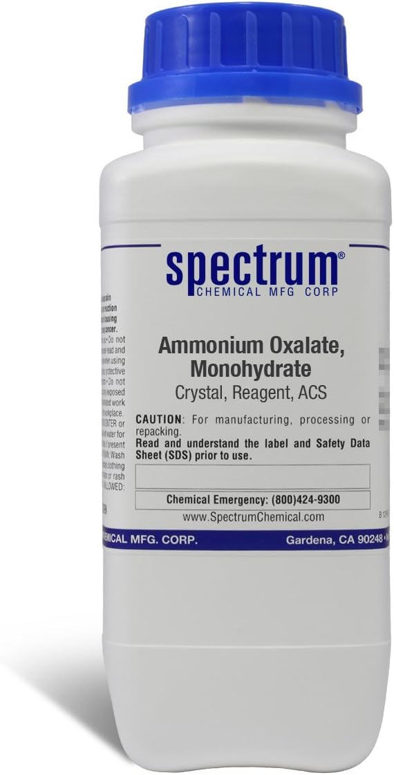 Spectrum Chemical Ammonium Oxalate, Monohydrate, Crystal, Reagent, ACS