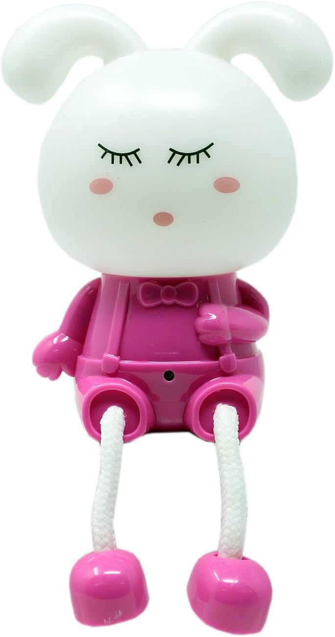 Tootpado Led Night Lamp With Sensor Plug-In Wall Rabbit - Pink (Elej058)