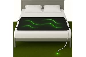 GAYA Grounding Mat for Bed King, Queen, Full Size, for Sleeping Improvement, Muscle Relaxation, Earthing Pad for Feet, Mats for Desk, Earth, Pads for Bedding, Wellness Gift