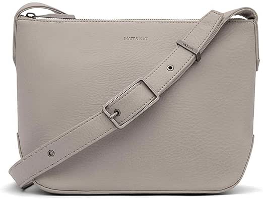 Matt & Nat Sam Large Handbag, Dwell Collection, Cement (Grey): Handbags