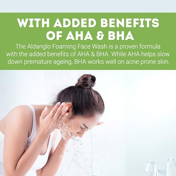 aldanglo foaming face wash