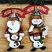 Alonea Christmas Wreath Christmas Snowman Hang The door Party Door Decor (Color Random)