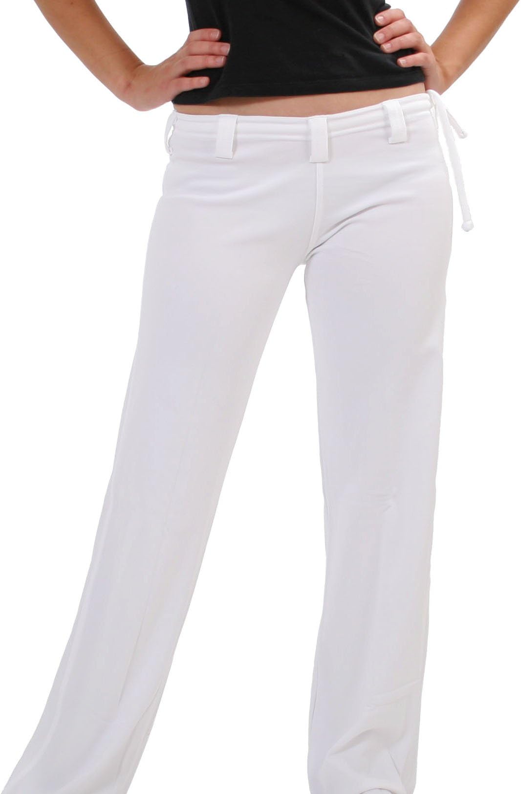 Women's Capoeira Pants - Authentic White Brazilian Capoeira Pants