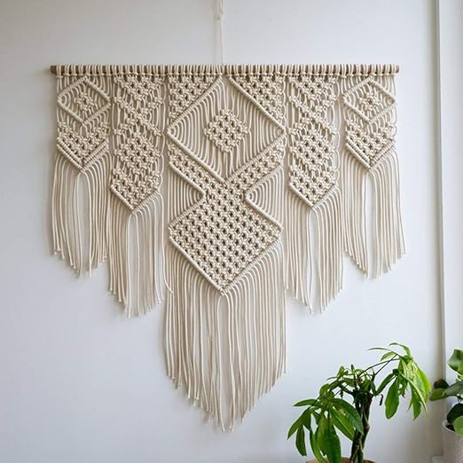Wygh Tapices De Pared De Macrame Hechos A Mano Decoracion De La