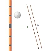 Elevate &amp; Co. Golf Alignment Sticks &ndash; 36&rdquo; Training Aid with Ball Placement Lines, 3 in 1 Trainer | Improve Posture &amp; Perfect Swing Accuracy
