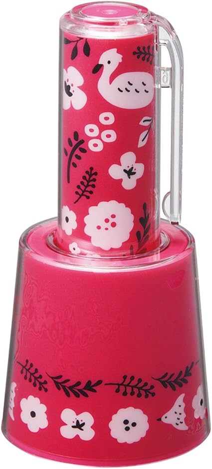 Amazon シャチハタ ネーム9 着せ替えパーツ クリップホルダー スタンド 北欧柄ピンク Xl 9pkhst H Ne1 文房具 オフィス用品 文房具 オフィス用品