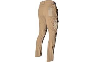 LINLANG EN Men's Lightweight Hiking Cargo Pants Waterproof Quick Dry Travel Climbing Camping Fishing Mens Work Pants Outdoor