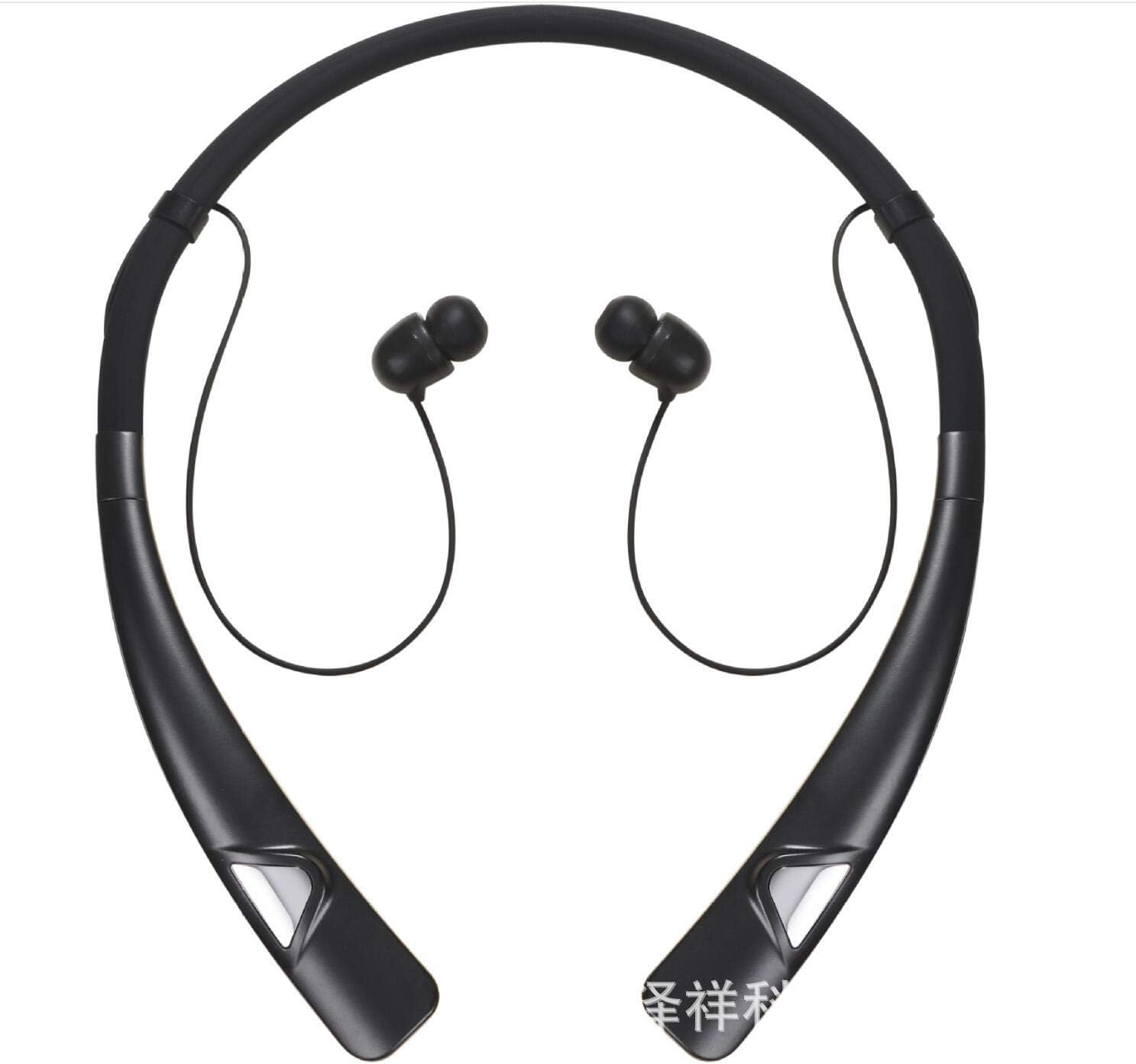 2018 New HV-980 Bluetooth Headphones, V4.1 Sports Earphones Wireless Earphones with Mic, Lightweight, Secure Fit for Running and Workouts (Color : 1)