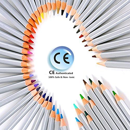 EIALA Assorted 48 Colored Pencils Marco Raffine Drawing Art Supplies for Sketch/Secret Garden Coloring Book(Not Included)