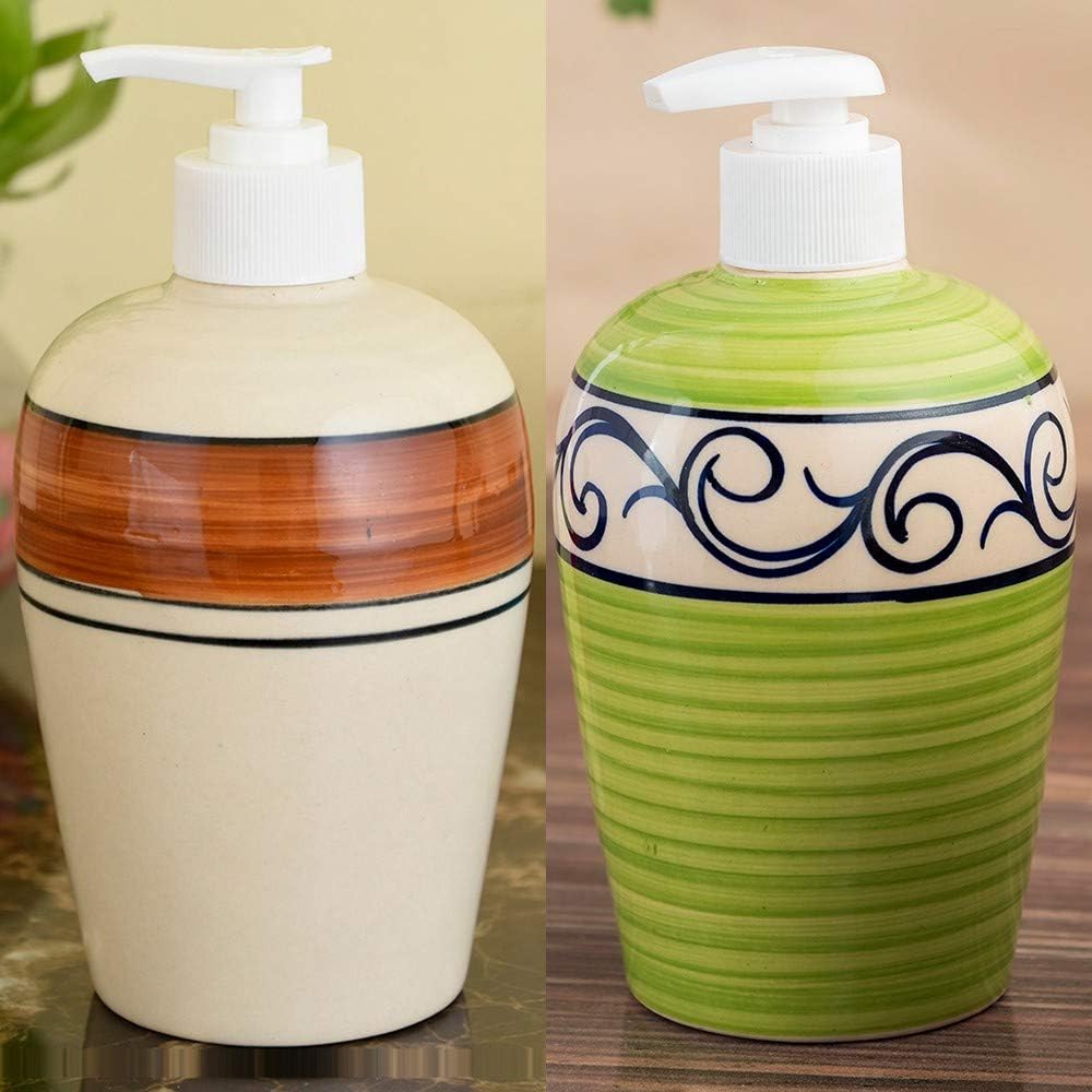 Sforzi Decorative Ceramic Refillable Liquid Hand wash soap