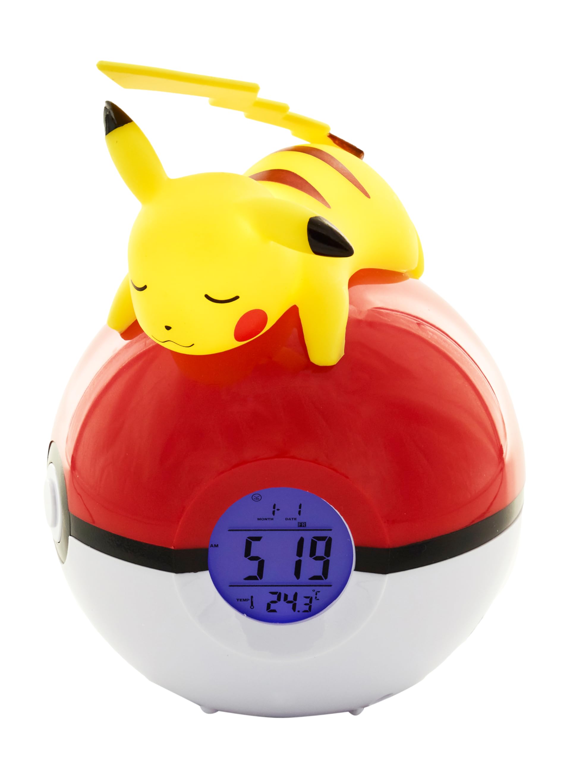 Teknofun - Pokemon Pikachu Light Up FM Alarm Clock (ca 16cm) - 811354