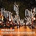 SHONCO Meteor Shower Raindrop Lights, 50CM 10 Tubes 540 LED Meteor Lights Waterproof Snow Falling Icicle Lights Outdoor Cascading String Lights for Garden Party Wedding Christmas Tree Patio (White)