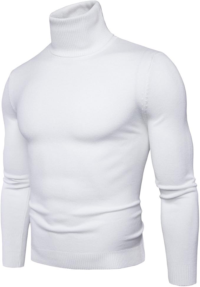 pullover uomo collo alto