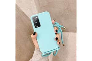UEEBAI Crossbody Lanyard Case for Samsung Galaxy S20 FE 5G, Silicone Phone Cover with Adjustable Neck Strap Phone Sling Cross