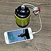 MILIJIA LED Camping Lantern, USB Powered Tent Light with Ceiling Fan (2rd Generation), Premium Plastic Portable Battery Operated Fan Lights with Hook for Emergency, Hurricane, Storm, Power Out