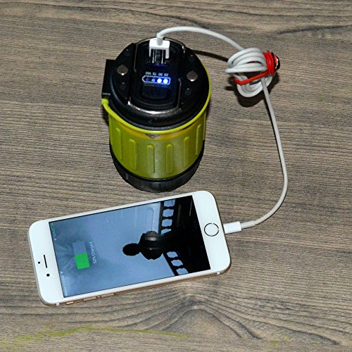 Ultra Bright Rechargeable Camping Hanging Led Lantern Flashlight Combo