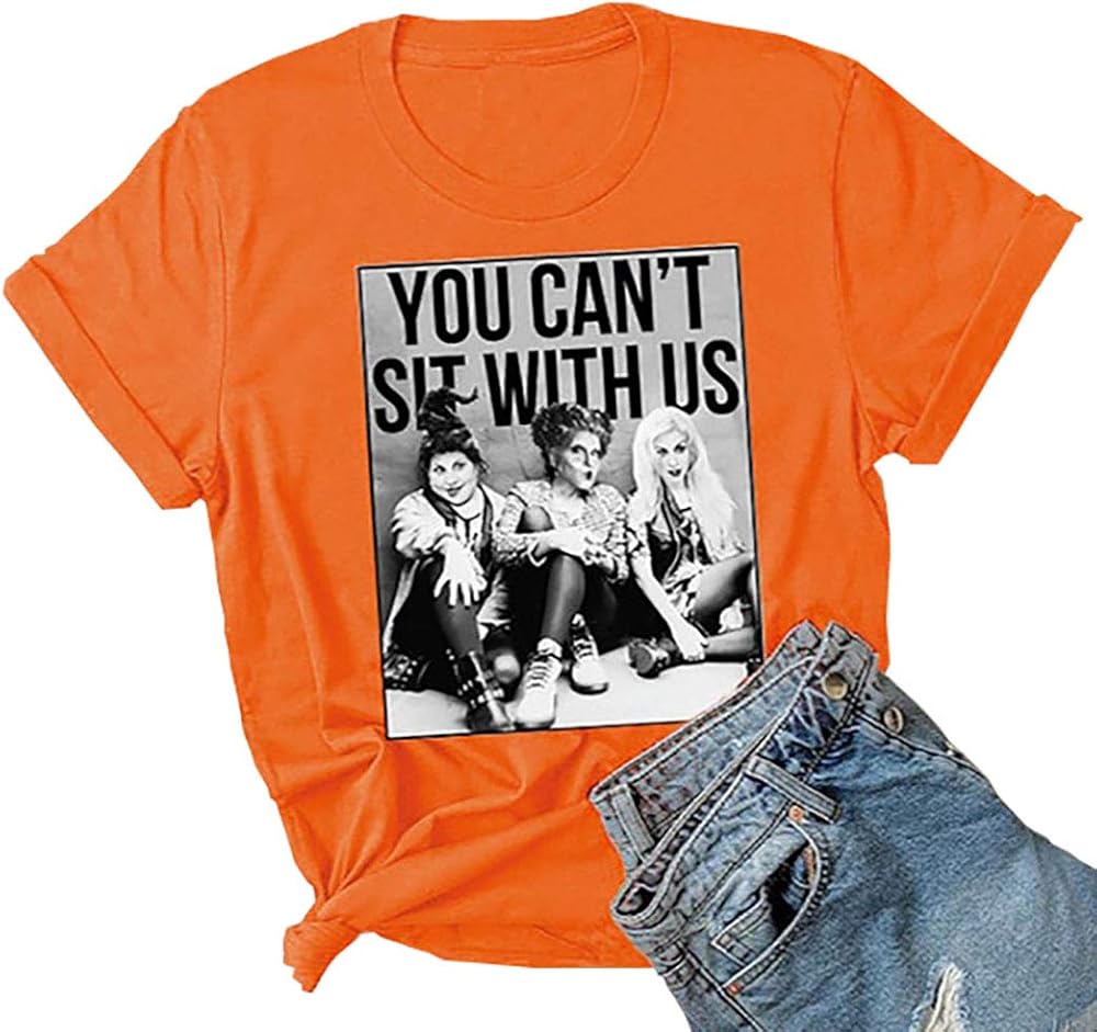 You Can T Sit With Us Halloween T Shirt Fashion Sanderson Sisters