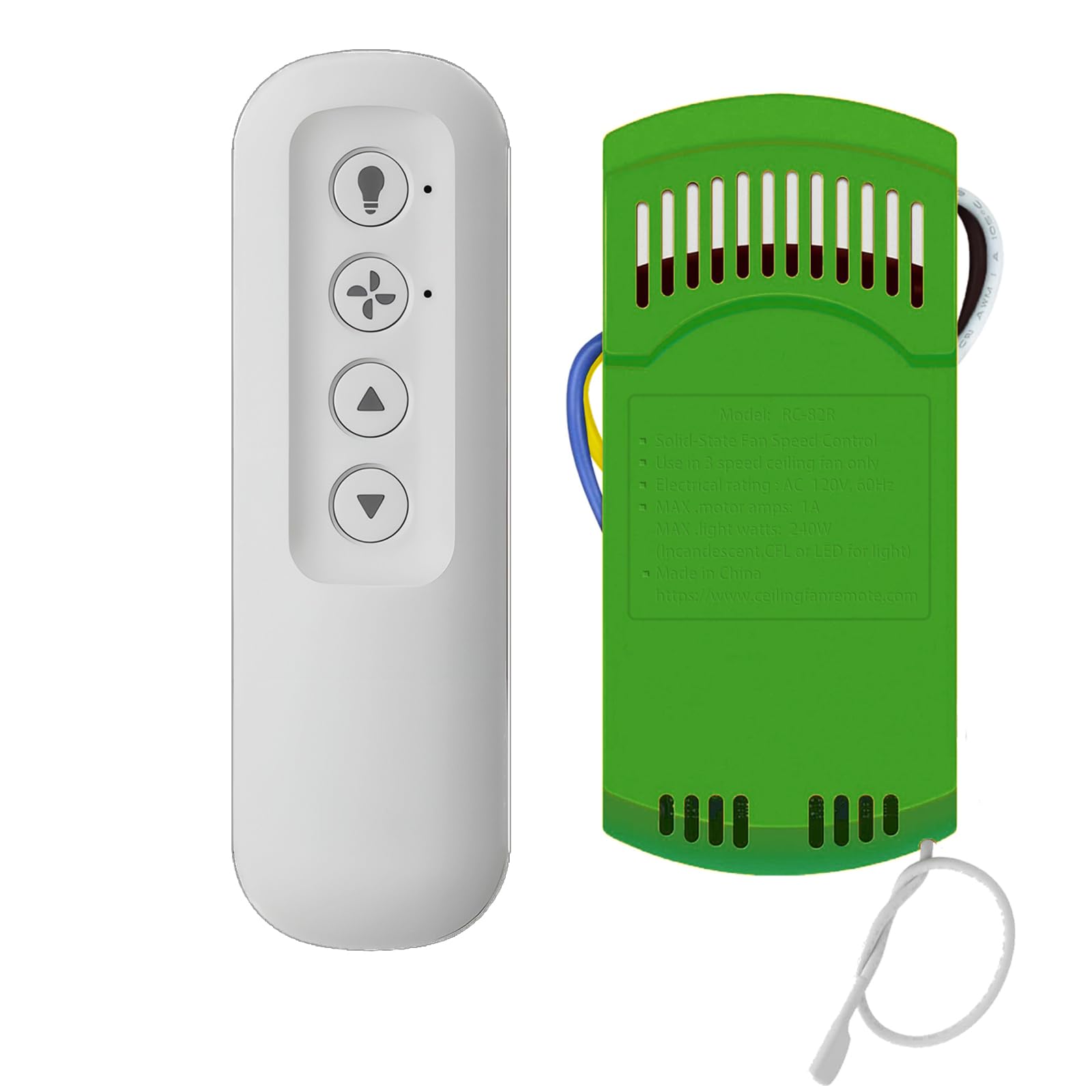 Photo 1 of Ceiling Fan Remote Replacement Hunter 99770, Universal Ceiling Fan Remote Control Kit Replacement for 99770 99392 99813 99815 99384 99772 99122 99123 99600