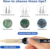 Flintronic 80W LCD Soldering Iron Kit 180-520°C 15 in 1 Digital Temperature view 3