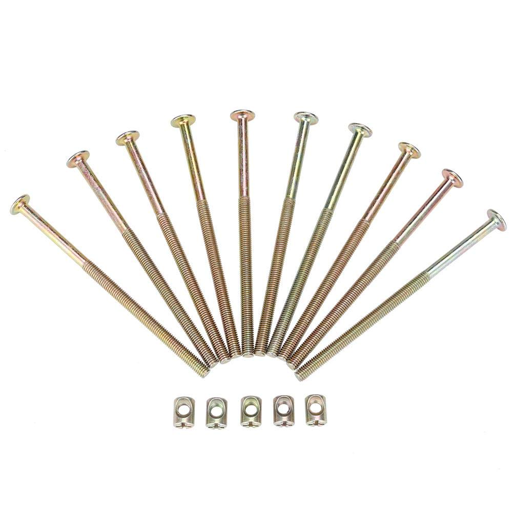 M6 carbon steel furniture bolts + nuts 10/pack (120mm) (can be bundled with GS00593), Fastening Parts